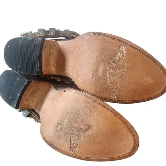 Freebird By Steven Blade Wine Croco - Size 7 - Picture 9 of 11